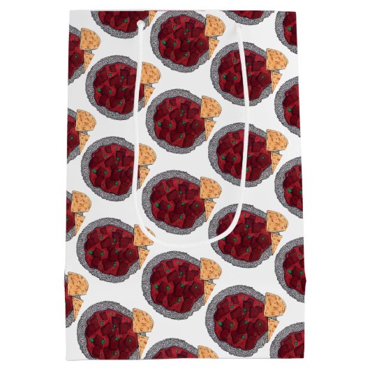 British Food Indian Takeaway Chicken Tikka Masala Mittlere Geschenktüte (Rückseite)