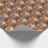 British Food Pork Pie Savory Pastry UK Cuisine Geschenkpapier (Ecke)