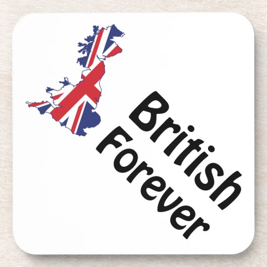 British Forever Getränkeuntersetzer (Vorderseite)