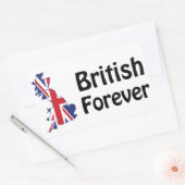 British Forever Rechteckiger Aufkleber (Umschlag)