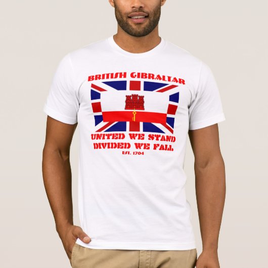 British Gibraltar T - Shirt (Vorderseite)