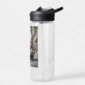 British Gnome mit Union Jack Hat und Teapot Trinkflasche (Links)