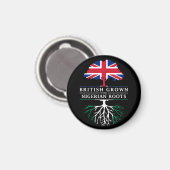 British Grown mit nigerianischem Roots Nigeria Des Magnet (Vorderseite/Rückseite)