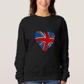 British heart shaped flag sweatshirt (Vorderseite)