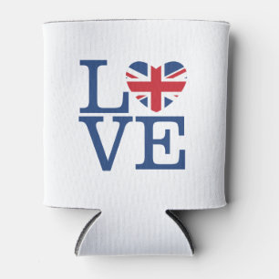 British Hearts - Liebe Union Jack Can Cooler Dosenkühler