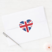 British Hearts - Union Jack Heart Stickers (Umschlag)