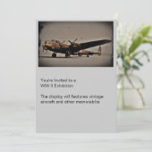 British Heavy Bomber Einladung (Stehend Vorderseite)