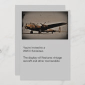 British Heavy Bomber Einladung (Vorne/Hinten)