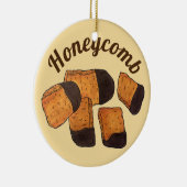 British Honeycomb Sponge Toffee Candy UK Süßigkeit Keramik Ornament (Rechts)