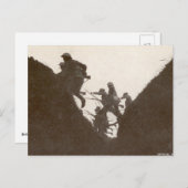 British Infantry Assault Postkarte (Vorne/Hinten)