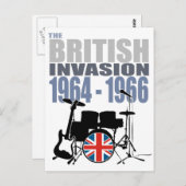 British Invasion III Postkarte (Vorne/Hinten)