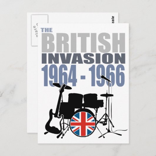 British Invasion III Postkarte (Vorne/Hinten)