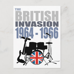 British Invasion III Postkarte