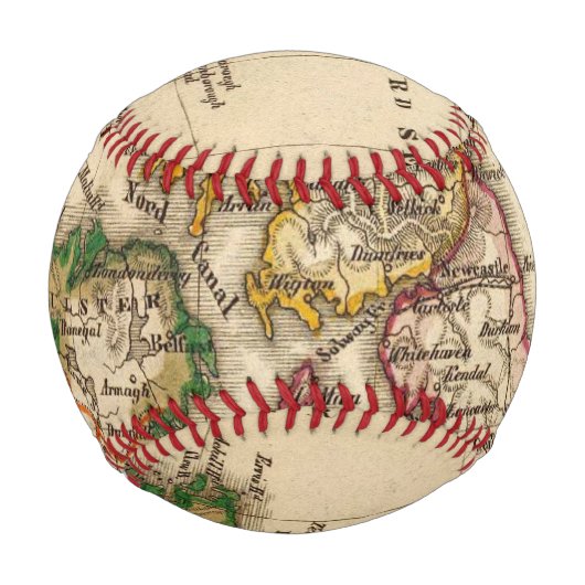 British Isles Map Baseball (Rückseite)