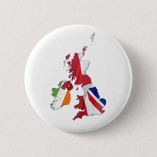 BRITISH ISLES MAP UND FLACHEN BUTTON (Vorderseite)