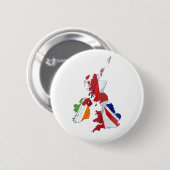 BRITISH ISLES MAP UND FLACHEN BUTTON (Vorne & Hinten)