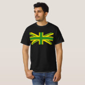 British - Jamaican Union Jack Flag  T-Shirt (Vorne ganz)