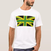 British - Jamaican Union Jack Flag T-Shirt (Vorderseite)