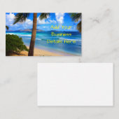 British Jungfrau Islands Beach Visitenkarte (Vorne/Hinten)