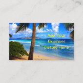British Jungfrau Islands Beach Visitenkarte (Vorderseite)
