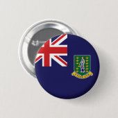 BRITISH JUNGFRAU ISLANDS BUTTON BACK ABZEICHEN (Vorne & Hinten)