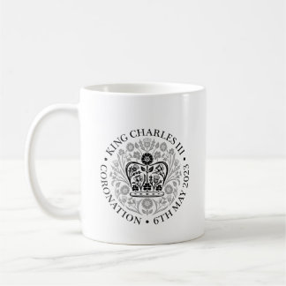 British King III Charles Memorabilia Coronation Kaffeetasse
