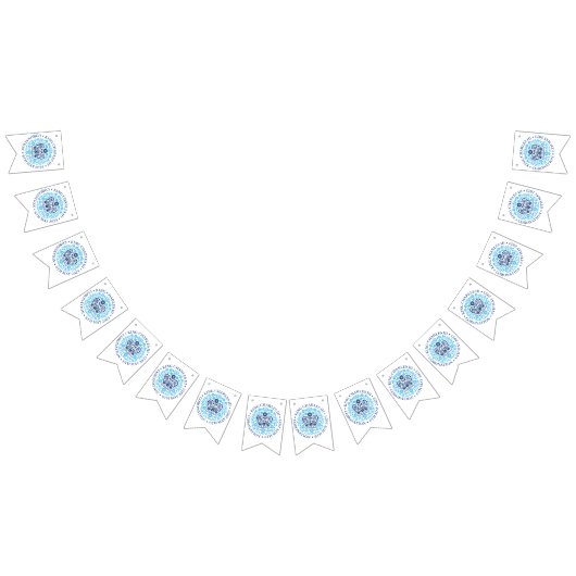 British King III Charles Memorabilia Coronation Wimpelkette (Alle)