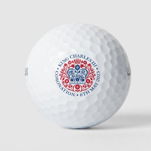 British King III Charles Memorabilia Kings Golfball (Vorderseite)