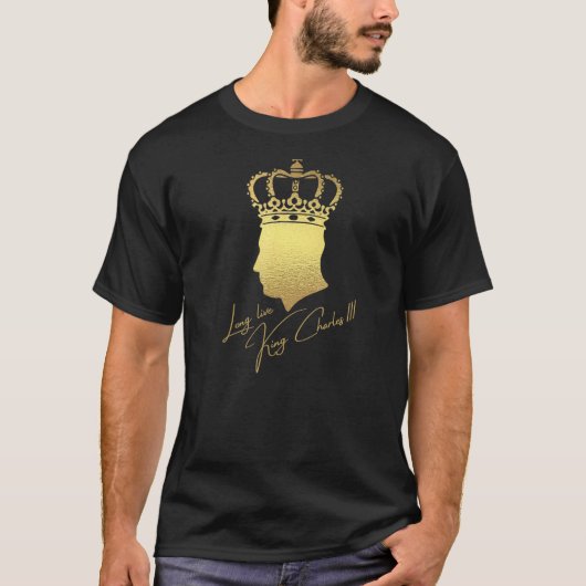 British King Long Live The King God Save The King T-Shirt (Vorderseite)