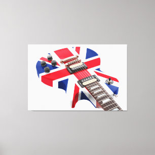 BRITISH KOMMT 40x60 GUITAR Leinwanddruck