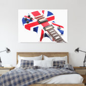 BRITISH KOMMT GITAR 32x48 Leinwanddruck (Insitu (Schlafzimmer))