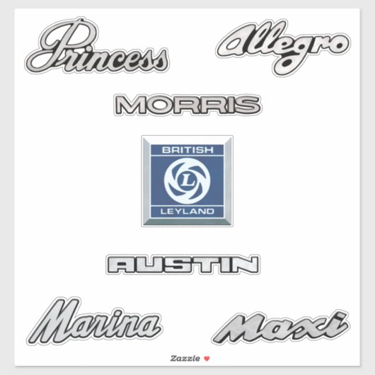 British Leyland Theme Aufkleber (Blatt)