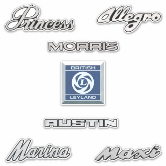 British Leyland Theme Aufkleber (Vorderseite)