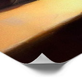 British Longhair Cat Poster (Ecke)