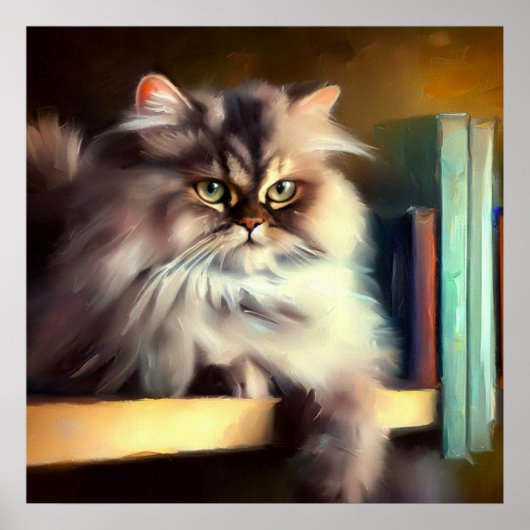British Longhair Cat Poster (Vorne)