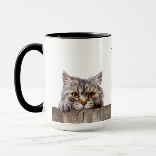 British Longhair Cat Tasse (Links)