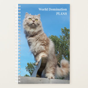 British Longhair Cat World Domination Planner Planer