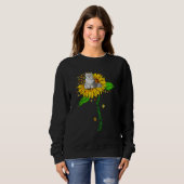 British Longhair Mom Cute Cat On Sunflower Paws Mo Sweatshirt (Vorne ganz)