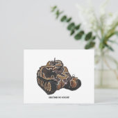 British M3 Grant Tank Postkarte (Stehend Vorderseite)