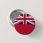 British Merchant Navy Red Ensign Abzeichen Button (Vorne & Hinten)
