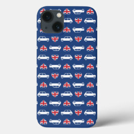 British Mini Cooper Hearts - Blue Case-Mate iPhone Hülle