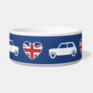 British Mini Cooper Hearts - Blue Napf