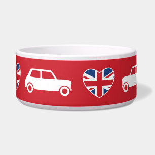 British Mini Cooper Hearts - Red Napf