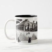 British Museum in großer Russell-Straße Zweifarbige Tasse (Links)