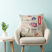 British newspaper pattern kissen (Stuhl )