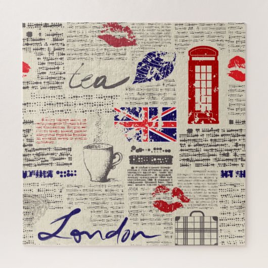 British newspaper pattern puzzle (Vertikal)
