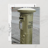British pillar box - George VI Postkarte (Vorne/Hinten)