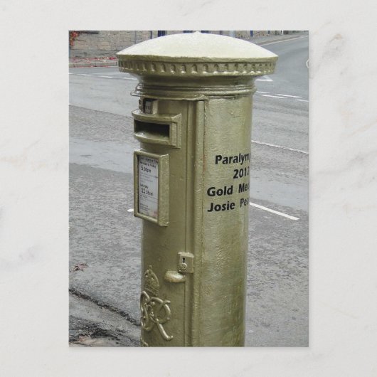 British pillar box - George VI Postkarte (Vorderseite)