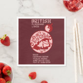 British Plowman Mittagessen Serviette (Beispiel)