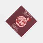 British Plowman Mittagessen Serviette (Ecke)